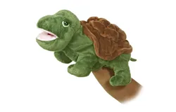 Aurora® Interactive Hand Puppet 30&period;5cm Timmer™ Green Stuffed Animal