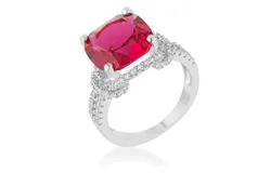 Charlene 6&period;2ct CZ Classic Statement Ring