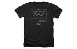 Fantastic Beasts Magic To Work Here Adult Heather Tee &sol; T-Shirt