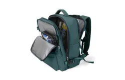 Durable Travel Backpack&comma; Carry On Backpack for Men Women Airline Approved&comma; Large Waterproof College Business Work Hiking Casual Daypack Bag&comma; Fits 16" Laptop