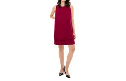 Renuar Woven Dress In Beets