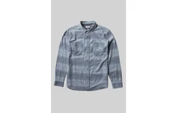 Vissla Men&apos;s Central Coast Eco Flannel Shirt In Light Slate
