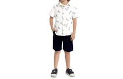 Milon Palm Trees Shirt In White