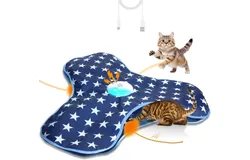 Litterboy Critter Pack Combo Buzzin Around Cat Mouse Toy Accessory Fits Popular Wand Toys