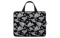 Oilpainting Flower Laptop Bag Women Man 10 12 13 15 17 Inch Office Notebook Travel Computer Handbag Waterproof Bag Notebook Cover