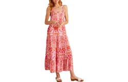 Tribal Sleeveless Maxi Dress In Amberglow