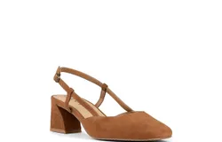 Nydj Women&apos;s Samson Slingback Pumps Sandals In Cognac Suede