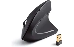 2&period;4G Wireless Vertical Ergonomic Optical Mouse&comma; 800 &sol; 1200 &sol;1600 DPI&comma;  Desktop&comma; PC&comma; Macbook - Black