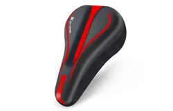 West Biking Bicycle PU Leather Silicone Cushion Cover Mountain Bike Waterproof Seats Sponge Cover Antislip Cycling Seats Cover Bicycle Accessories