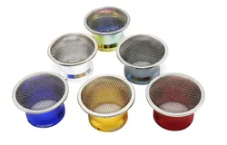 34mm Colorful Pwk Carburetor Air Filter Adapter-silver