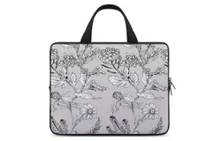 Flower Paintings Laptop Bag Women Man 10 12 13 15 17 Inch Office Notebook Travel Computer Handbag Waterproof Bag Notebook Cover