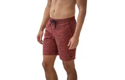 Fish Hippie Co Men&apos;s Sundowner Swim Trunk In Red
