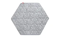 Hexagon Playpen Mat&comma; Baby Playmat Fits Regalo Portable Play Yard 48 Inch and hiccapop 53" PlayPod Playpen&comma; 6 Panel Playpen Mattress Non Slip Pad Mat