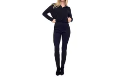 Up&excl; Twinkle Techno Pant In Black&sol;silver