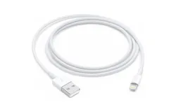 Apple 3&period;3-Ft Lightning 8-Pin to USB Charge&sol;Sync Cable for iPhone White MD818ZM&sol;A