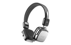 iKF R2 Retro Classic Metal and Leather Grain Headphones &vert; Black