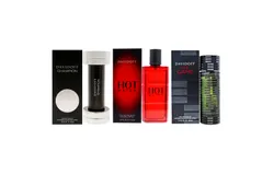 Davidoff Kit by Davidoff for Men - 3 Pc Kit 3&period;7oz Hot Water EDT Spray&comma; 3&period;4oz The Game EDT Spray&comma; 3oz Champion EDT Spray