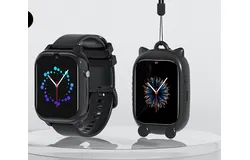 Awei H29 4G Full Netcom Smart Children&apos;s Phone Watch Video Call GPS Positioning English Foreign Trade Multi-Country Version-black