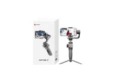 FUNSNAP C05 Kit Gimbal Stabilizer for Smartphone&comma; iPhone Gimbal 3-Axis with Magnetic Fill Light&sol;AI Tracking Sensor for iPhone 15 14 Pro Max Android Handheld Phone Gimbal for Video Recording