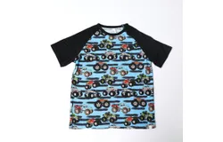 Charlies Project Kids Monster Truck Bamboo Tee In Blue&sol;multi