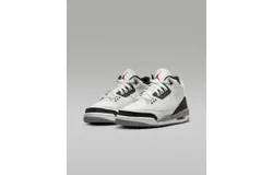 Nike Kids Unisex Air Jordan 3 Retro &lpar;Gs&rpar; Basketball Shoes In Summit White&sol;fire Red