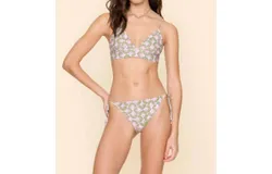 Xirena Bensyn Bikini Top In Emerald Shells