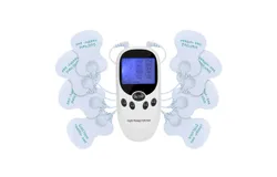 Electronic pulse dual channel 1 drag 4 massager neck and waist portable home electric massager