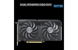 ASUS Dual GeForce RTXTM 4070 SUPER EVO&comma; strong compatibility and cooling performance&comma; DLSS3 and AdaLovelace architecture&comma; 12GB memory