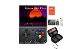 Miyoo Mini Plus，64G Retro Game Console by Migofee&comma; Portable Handheld Emulator&comma; Supports Classic Game Formats for Retro Gaming Enthusiasts&comma;Black