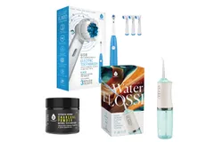 Complete Dental Care Power Pack - Electric Toothbrush&comma; Water Flosser & Whitening Powder
