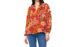 Tolani Odina Top In Ruby