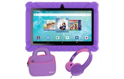 Contixo V8-2 7" Kids Tablet&comma; Headphones&comma; & Tablet Bag Bundle by Contixo