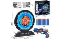 Digital electronic scoring target 10 points children&apos;s toys smart sensor shooting target stand For shooting practice&comma; suitable for boys and girls over 10 years old children&apos;s shooting game toys-Round induction scoring 5-ring target