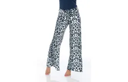 Women&apos;s Printed Peacock Palazzo Pants