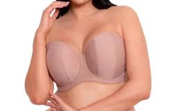 Curvy Kate Luxe Strapless Multiway Underwire Bra In Latte