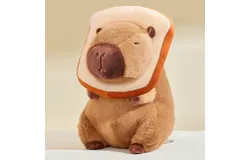12 Inch Capybara Plush Cute Capybara Stuffed Animal With Bread&comma; Cute Capybara Plush Toy for Kids&comma; Rodent Pet Doll Soft Hug Pillow for Boys and Girls Birthday Gifts