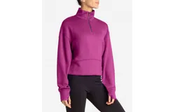Danskin Scuba Corset Half-Zip Jacket In Vivid Viola