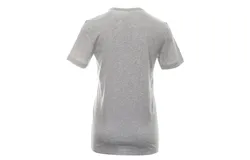 HUGO BOSS Men Contrast Curve Logo Short-Sleeve Cotton T-Shirt Grey Melange
