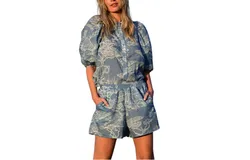 Las Sureñas Balloon Shirt In Safari Light Blue