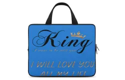 Valentine&apos;s Day Laptop Bag Women Man 10 12 13 15 17 Inch Office Notebook Travel Computer Handbag Waterproof Bag Notebook Cover