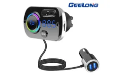 Car Bluetooth MP3 player Car FM transmitter QC3&period;0 Car charger Fast charge