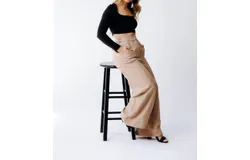 Margo Paige Margo Wide-Leg Pant In Tan In Tan