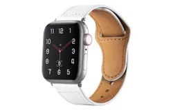 Apple leather strap iWatch universal business reverse button-head layer cowhide single nail strap