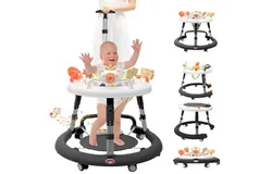 Baby Walker&comma; Baby Walkers and Activity Center&comma; Baby Walker Baby Jumper Activity Center&comma;Baby Walker with Wheels for Boys Girls&comma; Baby Walker with Wheels for 6-18 Months &lpar;Black&rpar;