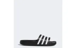 adidas Women&apos;s Adilette Aqua Slide Sandal SIZE 8 COLOR NEGRO Y BLANCO