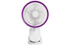 USB fan&comma; clip-on fan&comma; portable small fan&comma; silent desk fan&comma; rechargeable desk fan&comma; suitable for home office&comma; personal &lpar;white&rpar;