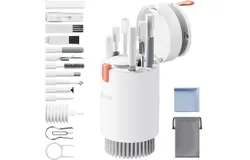 Cleaning Kit for iPhone&comma; Airpods&comma; iPad&comma; MacBook&comma; Mac&comma; Keyboard Cleaner with Multifunctional Cleaning Tool for Laptop&comma; Camera&comma; Screen Cleaner Kit with Spray and Microfiber Cloth