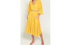 Peixoto Clara Blouse In Marigold