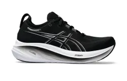 Asics Women&apos;s Nimbus V26 Running Shoes In Black&sol;white