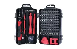 Electronics Precision Screwdriver Set: Computer Repair Tool Kit with 101 Bits -Red